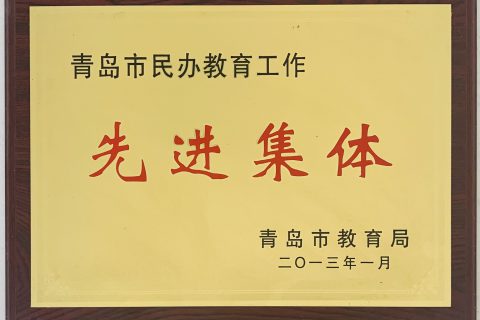 青岛市2012年民办教育工作先进集体